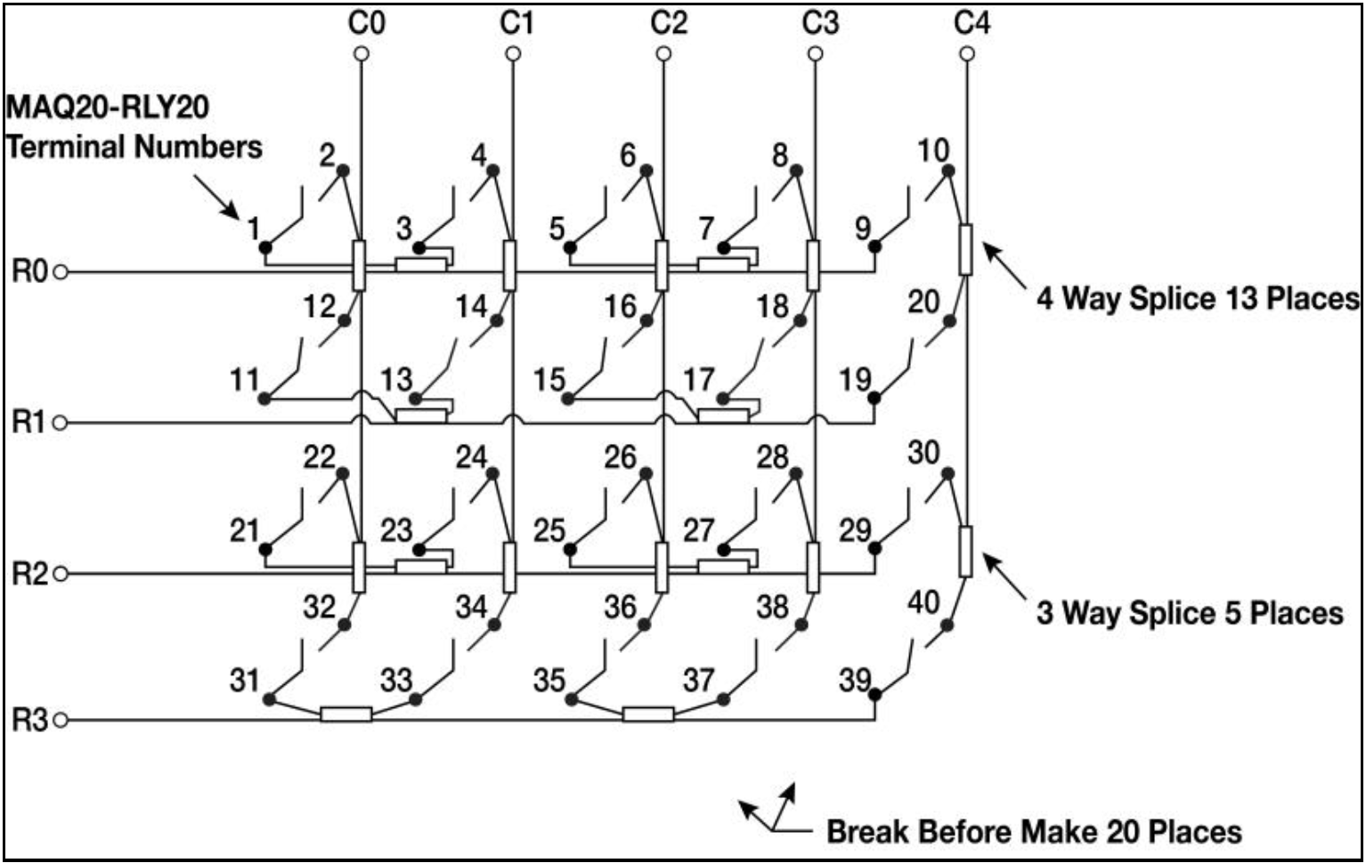 MAQ20-Dorly cross point switch wire diagram