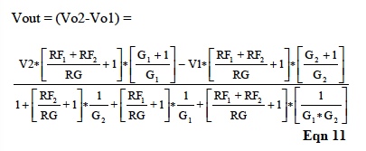 IC Op Amp Errors - Equation 11