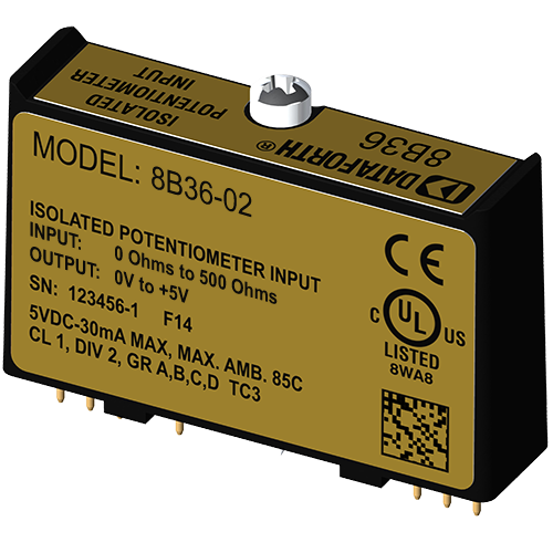 8B36-02: 8B Potentiometer Input Modules