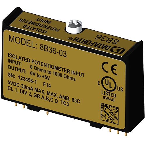 8B36-03: 8B Potentiometer Input Modules