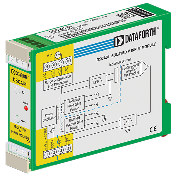 DSCA31-04: Analog Voltage Input Signal Conditioner
