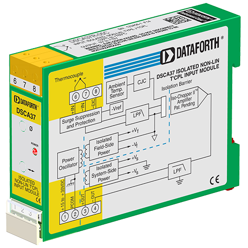 DSCA37R-05C: Thermocouple Input Signal Conditioner