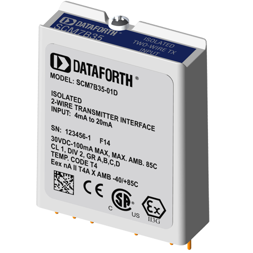 SCM7B35-01D: Isolated 2-Wire Transmitter Inrface Module With Loop Power