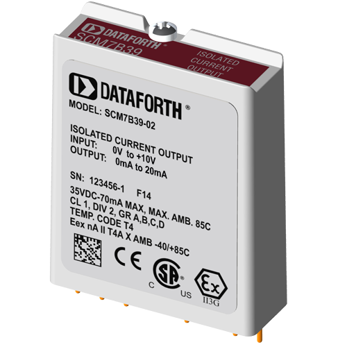 SCM7B39-02: Isolated Process Current Ouput Module