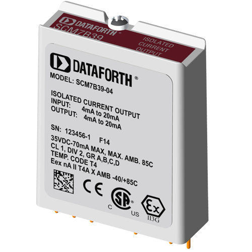 SCM7B39-04: Isolated Process Current Ouput Module