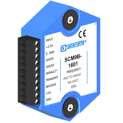 SCM9B-1601: Frequency Input, Sensor-to-Computer Module