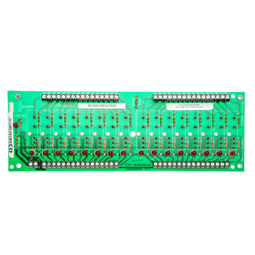 16 Ch Backpanel, Miniature with Term Block Output
