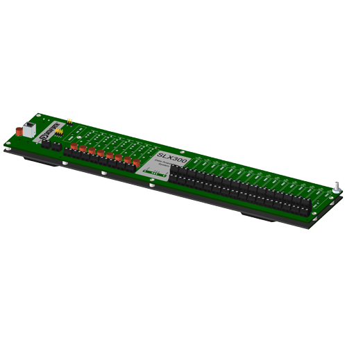 SLX300-30D: 12Ch AI, 4-Ch AO, 8-Ch DIO, USB (Virtual Com Port), DIN Rail Mount