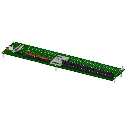 SLX300-30S: 12Ch AI, 4-Ch AO, 8-Ch DIO, USB (Virtual Com Port), Panel Mount with Shape Software