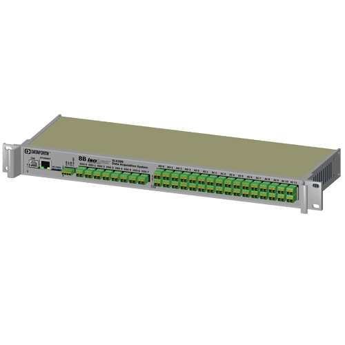 SLX300-50U: 12Ch AI, 4-Ch AO, 8-Ch DIO, USB (Virtual Com Port) & Ethernet, SD Card, 1U Box
